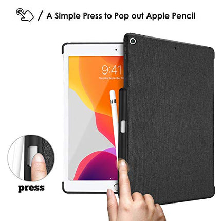 buy ProCase for iPad 10.2 (2021 9th Gen/ 2020 8th Gen/ 2019 7th Gen) Back Case with Pencil Holder, Compact Design in India.