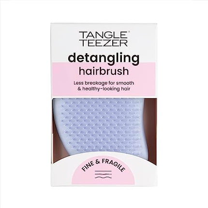 Tangle Teezer The Fine and Fragile Detangling Brush, Dry and Wet Hair Brush Detangler for Color-Treated, Fine and Fragile Hair, Mint Violet