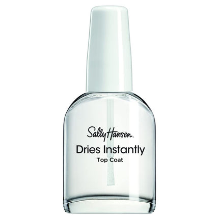 Sally Hansen Dries Instantly Top Coat Nail Polish for Women, No Fade, 0.45 Fl Oz, Fast Drying Nail Color Protection, Resists Smudging, Chipping, and Fading