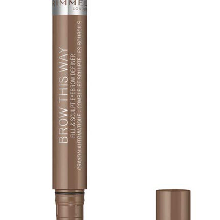 Buy Rimmel Brow This Way Fill & Sculpt Eyebrow Definer, Blonde, 0.39x5.63x0.39 Inch (Pack of 1) in India