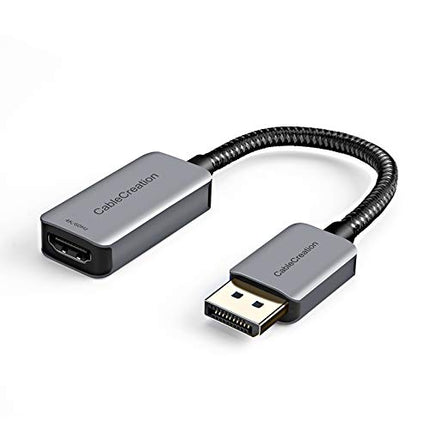 buy CableCreation Active DP to HDMI Adapter HDR 4K@60Hz 2K@144Hz 1080P@144Hz, Braided DisplayPort 1.4 in India