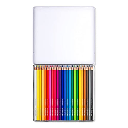 STAEDTLER 146C M24 Design Journey Colouring Pencils - Assorted Colours (Tin of 24)