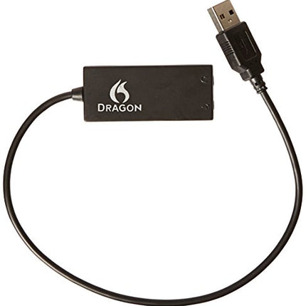 Nuance Dragon USB Headset, Dictate Documents and Control your PC – all by Voice, [PC Disc], Black