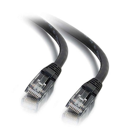 C2G/Cables To Go Legrand - C2G Cat6 Ethernet Cable, Snagless Unshielded Cat6 Patch Cable, 1 Foot Snagless UTP Ethernet Cable, Black Ethernet Network Patch Cable, 1 Count, C2G 27150