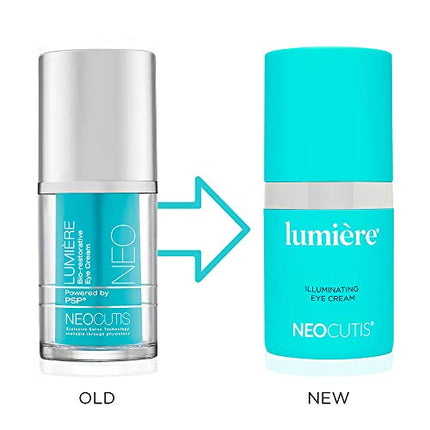 NEOCUTIS Lumière Illuminating Eye Cream | 5 Month Supply | Under Eye cream for anti-aging | Minimizes under eye darkness & reduces puffiness | Boosts Collagen for brighter, younger-looking eyes