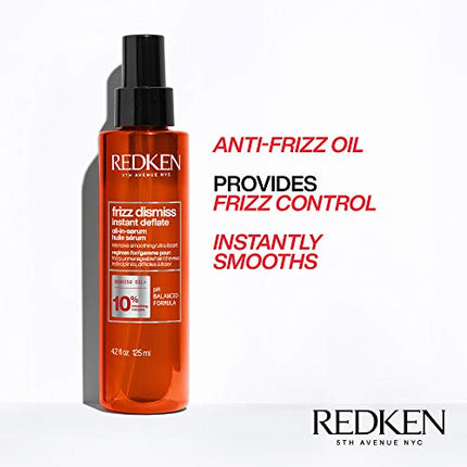 Buy Redken Frizz Dismiss Instant Deflate Oil-In-Serum for Frizzy Hair | Enhances Smoothness & Shine | in India.