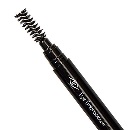 Eye Embrace Luna: Light Brown-Gray Eyebrow Pencil – Waterproof, Double-Ended Automatic Angled Tip & Spoolie Brush, Cruelty-Free