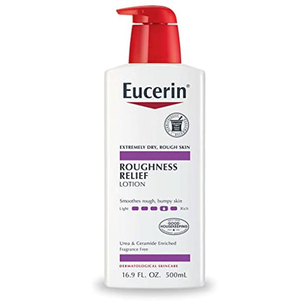 Buy Eucerin Roughness Relief Body Lotion, Unscented Body Lotion for Dry Skin, 16.9 Fl Oz Pump Bottle in India India