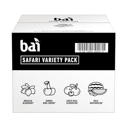 Bai Flavors Variety Pack, Antioxidant Infused Water Beverage, with Vitamin C and No Artificial Sweeteners, 18 fl oz bottles, 12 pack