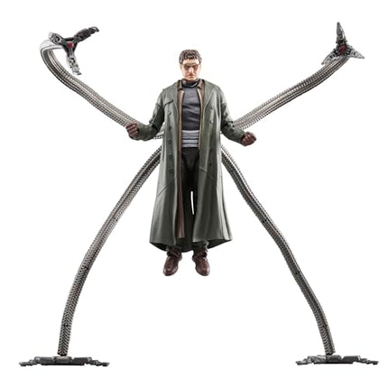 Marvel Legends Series Doc Ock, Spider-Man: No Way Home Collectible, Deluxe 6-Inch Action Figure, 4 Accessories, Ages 4 and Up