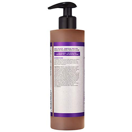 Carol's Daughter Black Vanilla Moisture Sulfate Free Shampoo for Curly, Wavy or Natural Hair, Moisturizing Hair Care for Dry, Damaged Hair, 12 Fl Oz