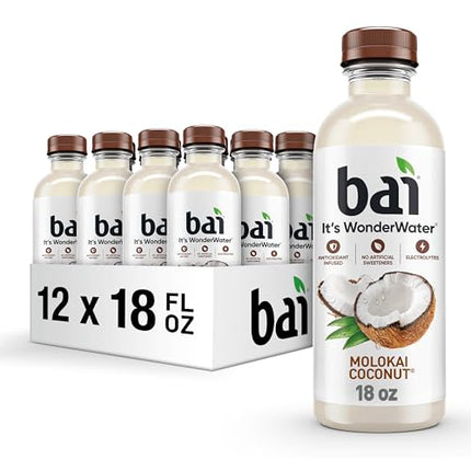 Buy Bai Antioxidant Infused Water Beverage, Molokai Coconut 12 Pack in India - Vitamin C, No Artificial Sweeteners, 18oz Bottle