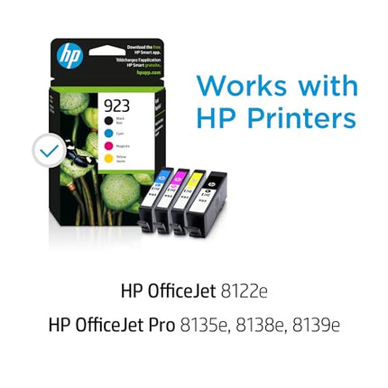 Buy HP 923 Cyan/Magenta/Yellow/Black Original Ink Cartridge 4-Pack, 6C3Y6LN in India