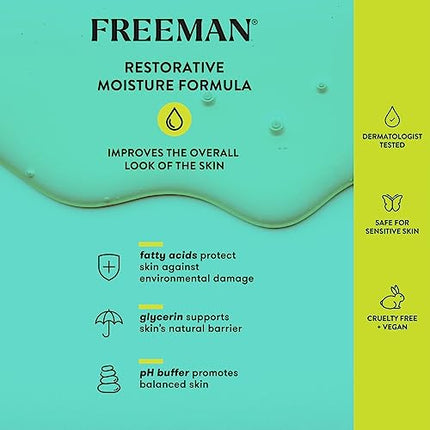 Freeman Restorative Moisturizing & Depuffing Eye Cream + Overnight Leave-On Treatment, For Dull & Tired Eyes, Brightens Undereye Skin, Infused With Magnesium & Hyaluronic Acid, 0.5 fl.oz./ 15 mL Jar
