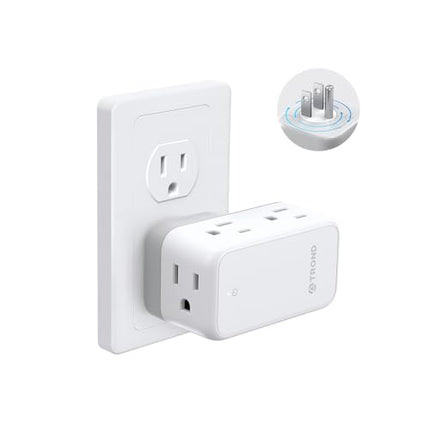 Buy TROND Multi Plug Outlet Extender - Wall Outlet Splitter with Rotating Plug, 6 AC Outlet Adapter in India.