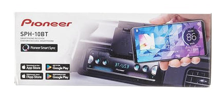 buy Pioneer SPH-10BT Next Generation Smartphone Receiver, 1-DIN, with Bluetooth, USB and Spotify, Connects to iPhone & Android, Black in india