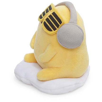 GUND Sanrio Gudetama The Lazy Egg Plush Toy, Gudetama with Sunglasses, Stuffed Animal for Ages 1 and Up, Yellow, 5”