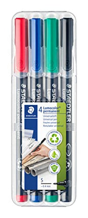 Buy Staedtler Permanent Markers (STD313WP4A6), Pack of 4 pens in India India