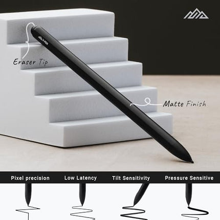 V-Pen EMR Stylus Remarkable 2 Pen Replacement with Digital Eraser + 5 Tips | 4096 Pressure Level Sensitivity & Palm Rejection | Digital Pen Marker Plus Compatible Kindle Scribe & Tablet Pen