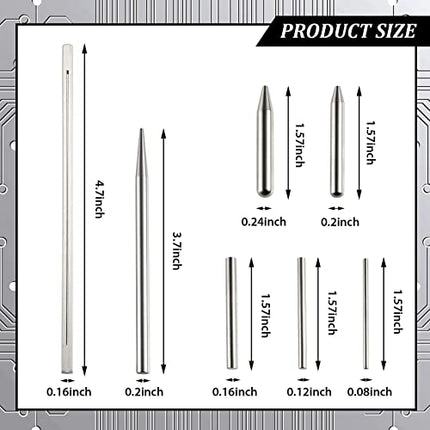 17 Pieces Metal Puzzle Tool Set Tool DIY Metal Model Kits Tools Tab Edge Cylinder Cone Shape Bending Assist Tools for 3D Metal Jigsaw Puzzles Assembly Basic Model Building, Repairing and Fixing