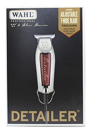 Wahl Professional 5 Star Detailer Trimmer with Adjustable T Blade for Professional Barbers and Stylists