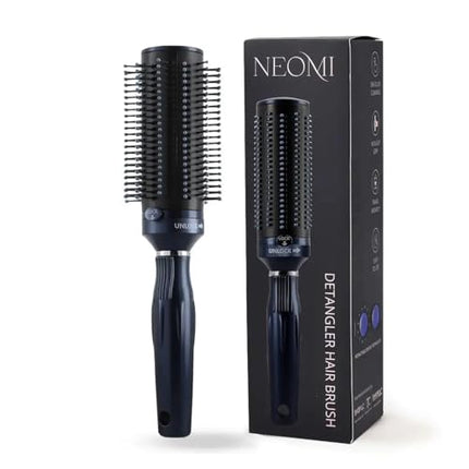 Buy Self Cleaning Hair Brush Comb - Detangler Round Brush for Blow Out - Easy Clean in India