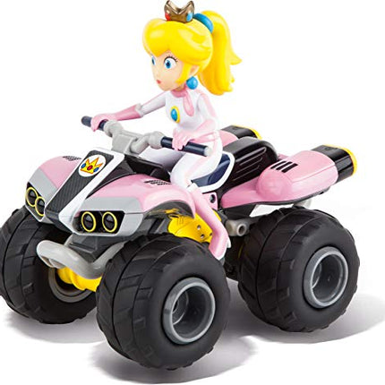 Carrera RC Nintendo Mario Kart 2.4 GHz Radio Remote Control Toy Car Vehicle - Peach Quad