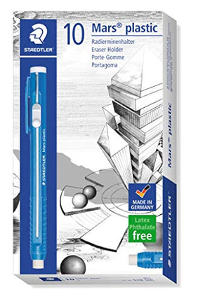 Buy Staedtler Mars plastic Eraser Holder, retractable Stick Eraser with pen body, includes premium quality eraser, 528 50 in India India