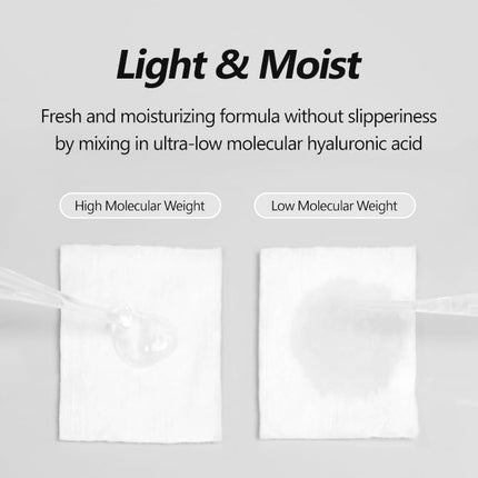 ISNTREE Ultra-Low Molecular Hyaluronic Acid Toner 300ml, 10.14 fl.oz | Quick Absorbing Hyaluronic Acid Toner | Deeply hydrates and smoothens The Skin