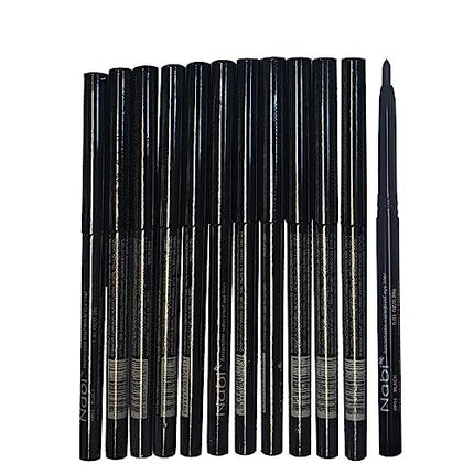 12pcs Nabi Retractable Waterproof Black Eyeliner (Wholesale Lot) Pencil