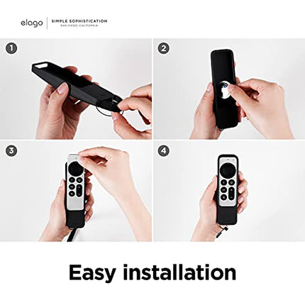 buy elago R5 Locator Case Compatible with 2022 Apple TV 4K Siri Remote 3rd Gen, Compatible with 2021 Apple TV Siri Remote 2nd Gen and Compatible with Apple AirTag - Full Access to All Functions in India.