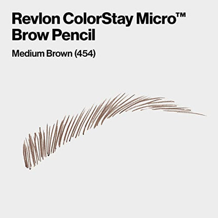 Buy Revlon ColorStay Micro Eyebrow Pencil with Spoolie Brush in India