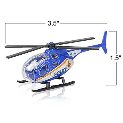 buy ArtCreativity Diecast Helicopters - Pack of 4 - Police, Fire Engine, EMS, and Military Diecast Toy in India