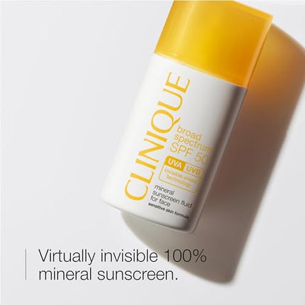 Clinique SPF 50 Mineral Sunscreen Fluid For Face, 1 fl. oz.
