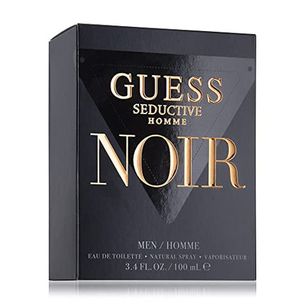 GUESS Seductive Homme Noir 3.4 oz EDT Spray RETAIL