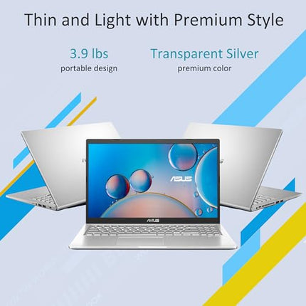 Buy ASUS Vivobook 15.6” FHD Laptop, AMD Ryzen 3 3250U, 8GB RAM, 128GB SSD, Windows 11 Home in S Mode, Transparent Silver in India