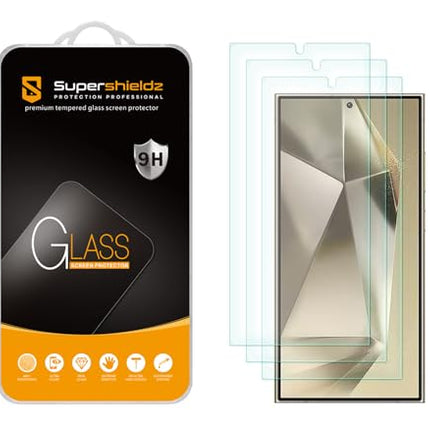 Buy Supershieldz (3 Pack) Designed for Samsung (Galaxy S24 Ultra) Tempered Glass Screen Protector, Anti Scratch, Bubble Free in India