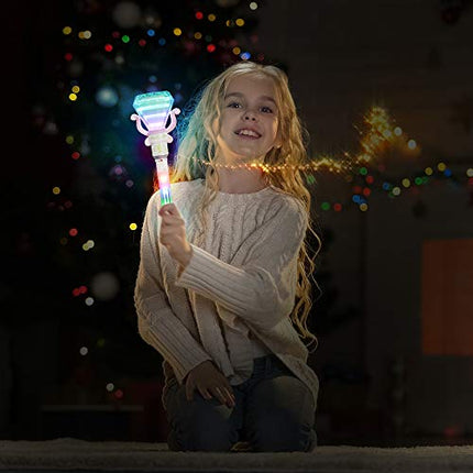 buy ArtCreativity Multi-Color Spinning Diamond Wand with LED Handle, 13.5 Inch Light Up Princess Wand in India