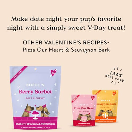 Buy Bocce's Bakery Berry Sorbet Treats for Dogs, Wheat-Free Everyday Dog Treats, Made with Real Ingredients in India.