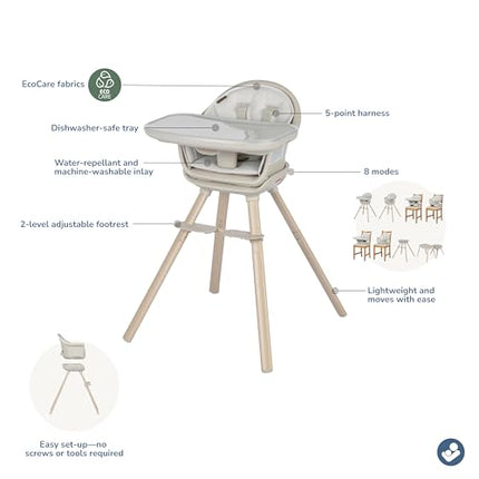 Buy Maxi-Cosi Moa 8-in-1 Highchair, Classic Oat in India