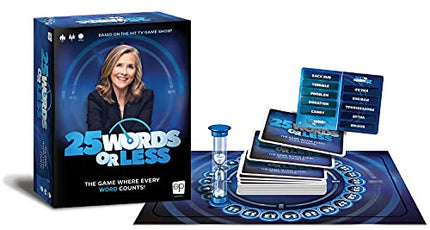 USAOPOLY 25 Words or Less | Fast-Paced Word/Friends & Family Board Game | Based on Popular TV Game Show with Meredith Vieira