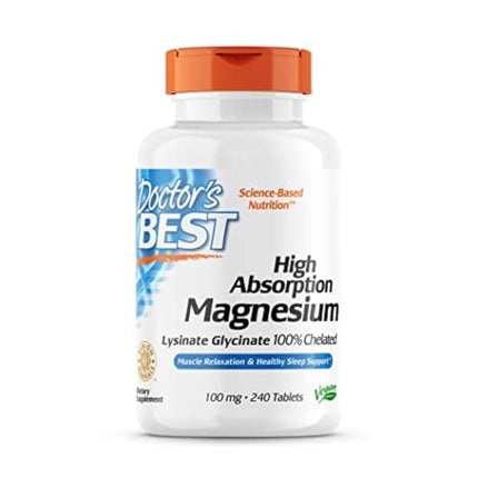 Buy Doctor's , High Absorption Magnesium, 100% Chelated, 240 Tablets India