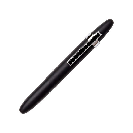 Fisher Space Pen Removable Clip Ballpoint Pen, Black Matte with Chrome Barrel (400BC-CL)