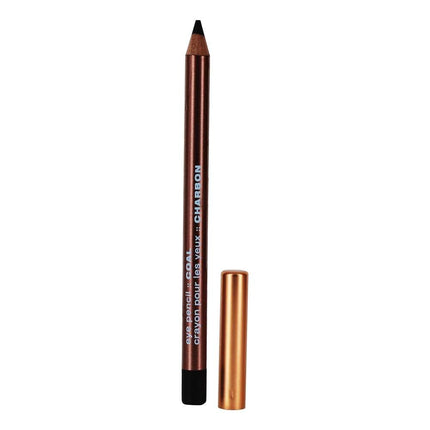 Mineral Fusion Eye Pencil, Black Eyeliner with Soothing Chamomile, Meadowfoam & Vitamin E, Velvety Smooth, Hypoallergenic Eye Makeup to Line & Define, Long-Lasting Eyeliner Pencil, Coal, 0.04 Oz