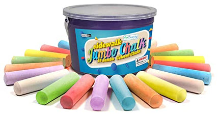 Buy ArtCreativity Sidewalk Chalk for Kids, (38 Pieces) Bulk Jumbo Colored Sidewalk Chalk for Toddlers in India.