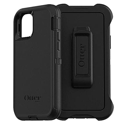 OtterBox iPhone 11 Pro Defender Series Case - BLACK, rugged & durable, with port protection, includes holster clip kickstand