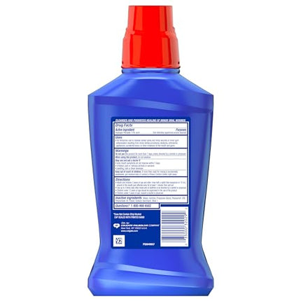 Buy Colgate Peroxyl Antiseptic Mouthwash and Mouth Sore Rinse, 1.5% Hydrogen Peroxide, Mild Mint - 500ml, 16.9 Fluid Ounces in India India