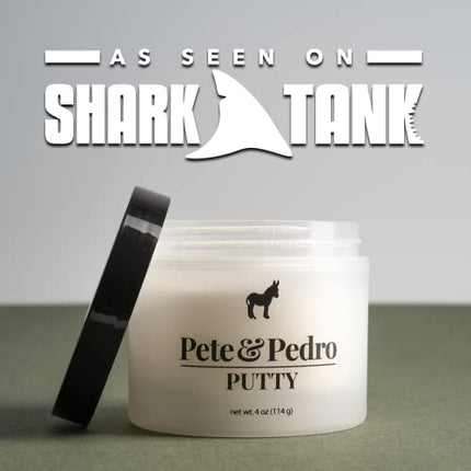 Pete & Pedro PUTTY - Hair Putty for Men | Strong Hold and Matte Finish, Low Shine Hair Clay | As Seen on Shark Tank, 2 oz.