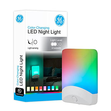 buy GE Color-Changing LED Night Light, Plug Into Wall, Dusk to Dawn Sensor, Ambient Lighting, for Bedroom in India