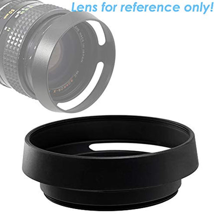 buy Fotasy 52mm Metal Curved Lens Hood, 52mm Vented Hood, 52mm Lens Hood for Fuji Leica Leitz Panasonic in India